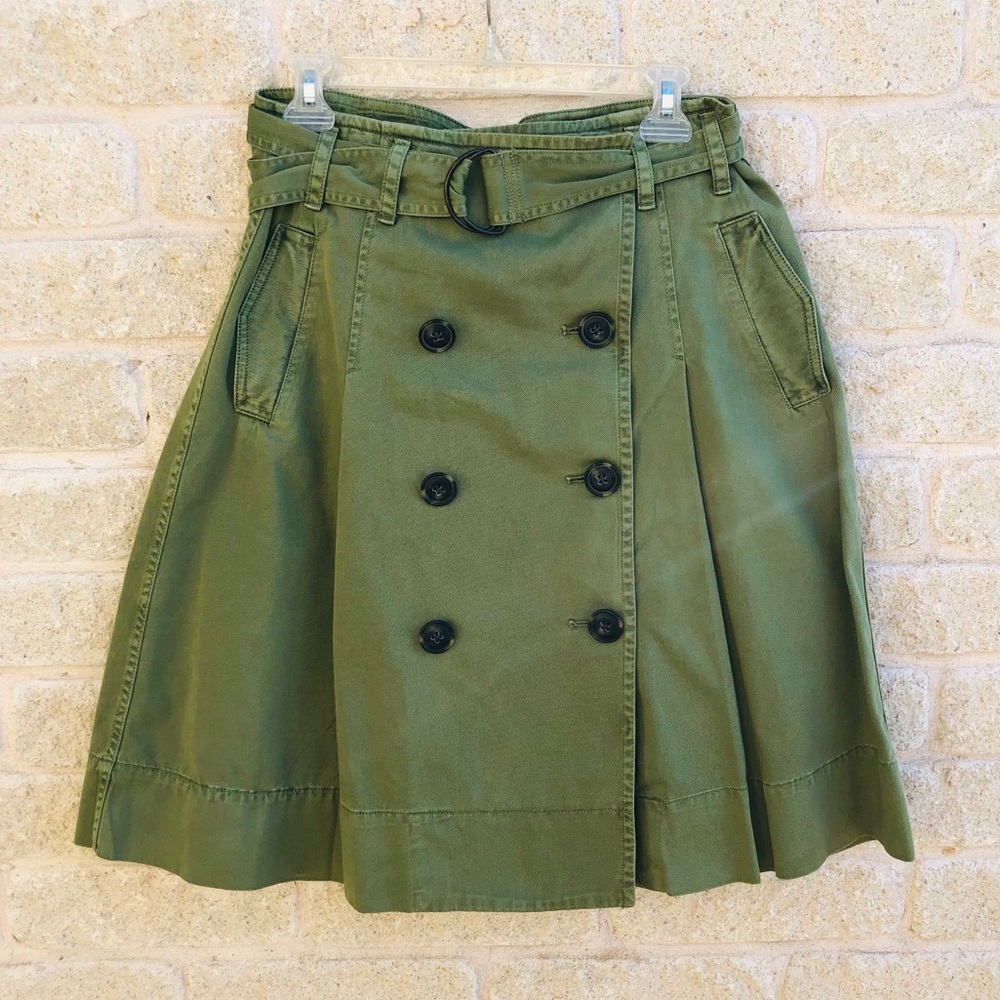 J. Crew Green Skirt